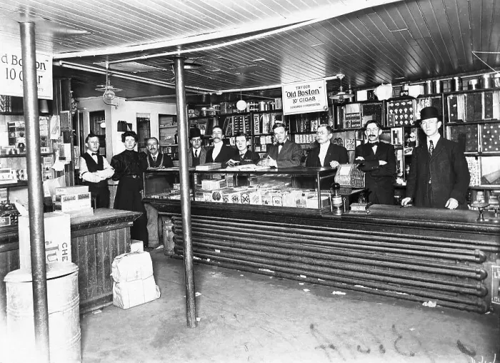 Framed Print : Grocery Country Store Cigar Counter Framed Print : Grocery Country Store Cigar Counter