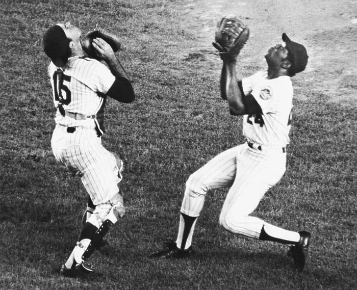 Framed Print : Grote & Mays Of The Mets Framed Print : Grote & Mays Of The Mets