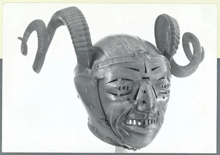 Framed Print : Grotesque Helmet from the Armouries in the Tower of London Framed Print : Grotesque Helmet from the Armouries in the Tower of London