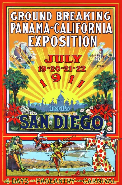 Framed Print : Ground breaking Panama-California exposition Framed Print : Ground breaking Panama-California exposition
