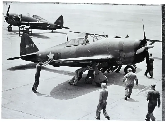 Framed Print : Ground Crew Wheeling Bomber Framed Print : Ground Crew Wheeling Bomber