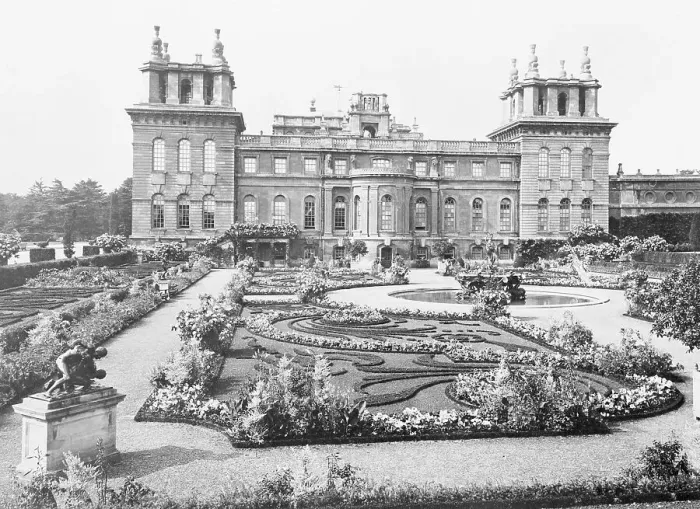 Framed Print : Ground View of Blenheim Palace in England Framed Print : Ground View of Blenheim Palace in England