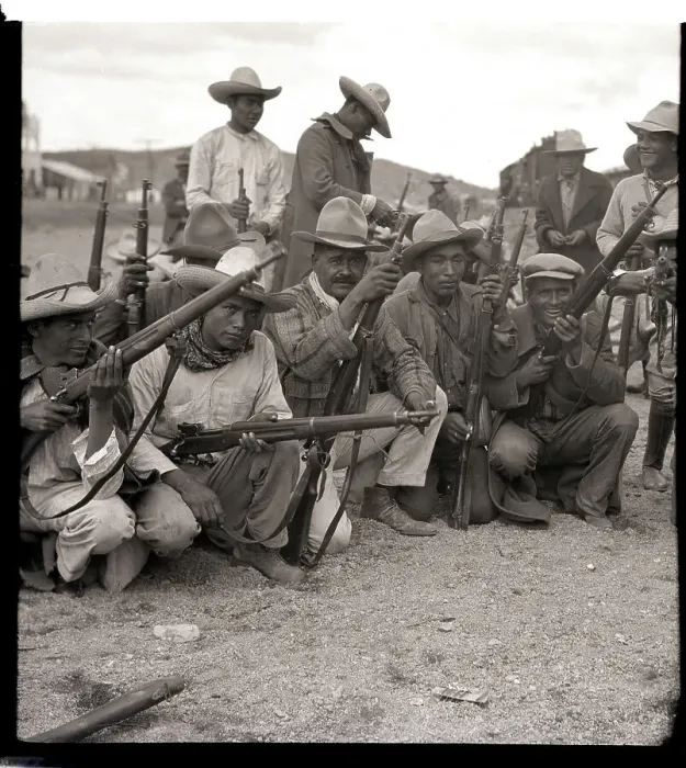 Framed Print : Group of Armed Mexican Rebels Framed Print : Group of Armed Mexican Rebels