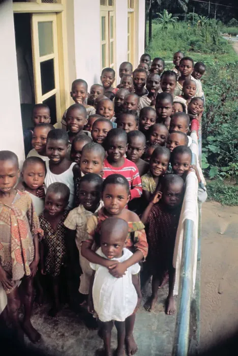 Framed Print : Group of Biafran Children Framed Print : Group of Biafran Children