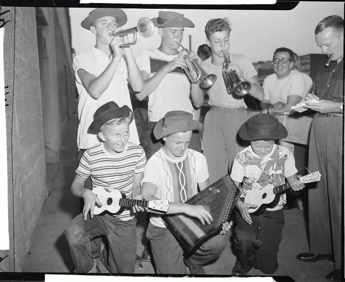 Framed Print : Group Of Children At Ebbets Field Framed Print : Group Of Children At Ebbets Field