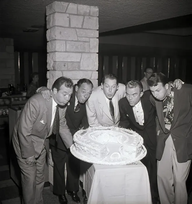 Framed Print : Group of Comedians with Milton Berle