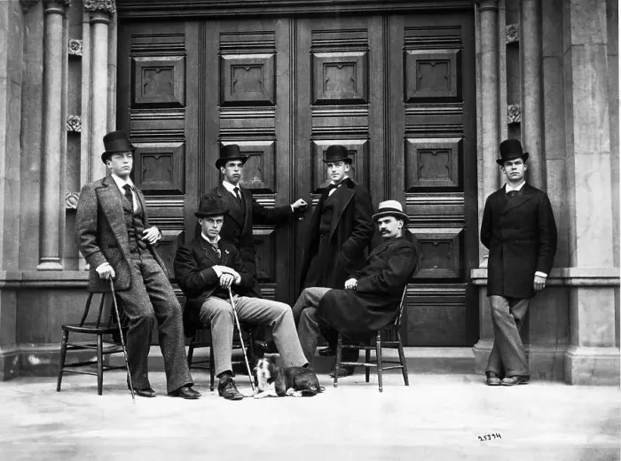 Framed Print : Group Of Harvard University Students Framed Print : Group Of Harvard University Students