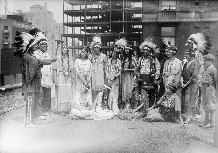 Framed Print : Group Of Indians At Pow Wow Framed Print : Group Of Indians At Pow Wow
