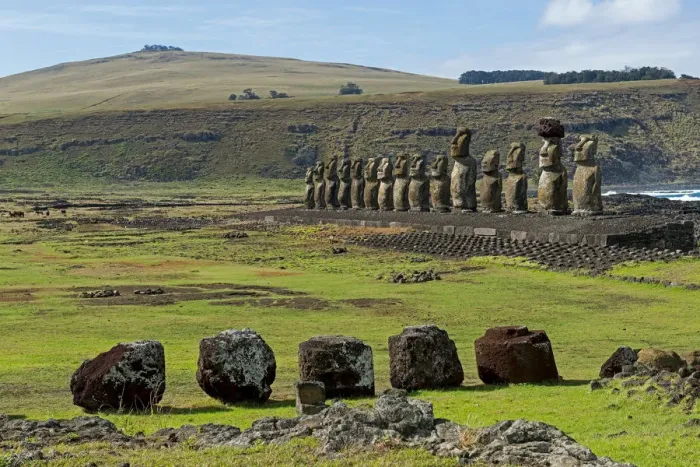 Framed Print : Group of Moai, Rano Raraku, Easter Island, Chile Framed Print : Group of Moai, Rano Raraku, Easter Island, Chile