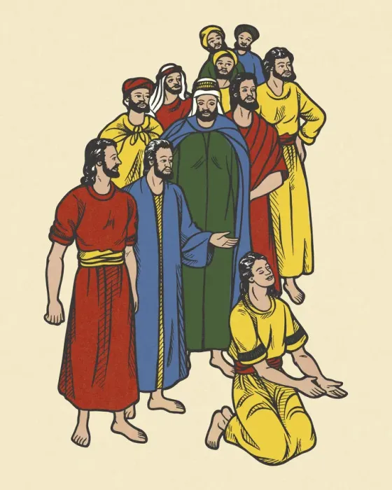 Framed Print : Group of People Wearing Robes Framed Print : Group of People Wearing Robes
