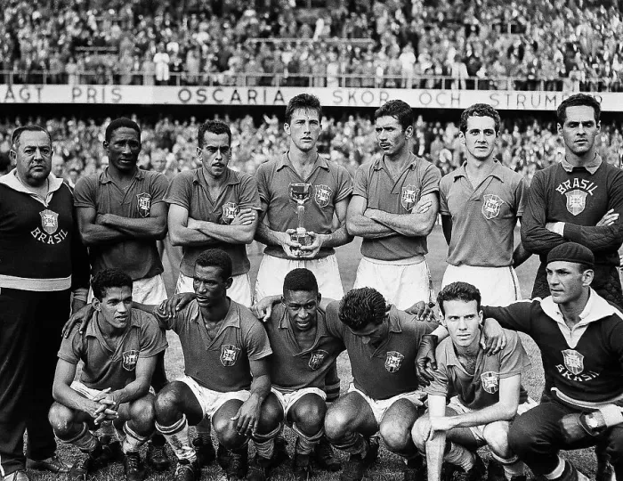 Framed Print : Group Photo of Brazil's Soccer Team Framed Print : Group Photo of Brazil's Soccer Team