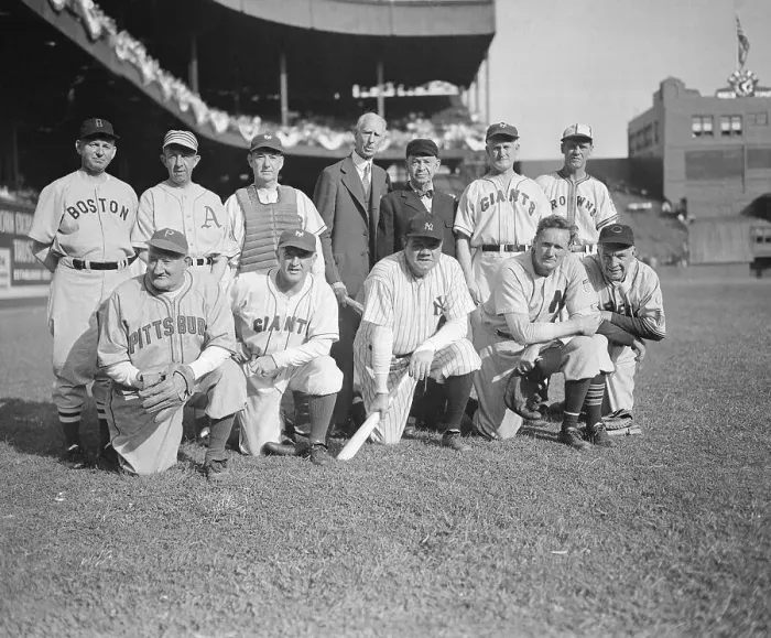 Framed Print : Group Portrait of Baseball's Oldtimers Framed Print : Group Portrait of Baseball's Oldtimers