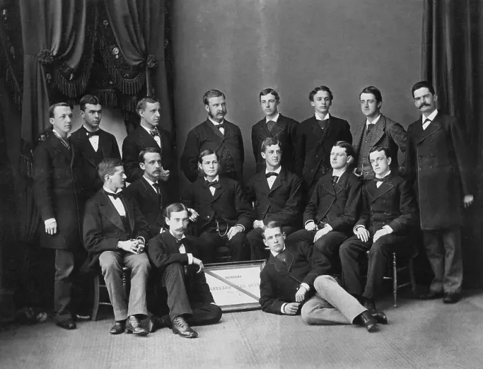Framed Print : Group Portrait of Early History Harvard Glee Club Framed Print : Group Portrait of Early History Harvard Glee Club