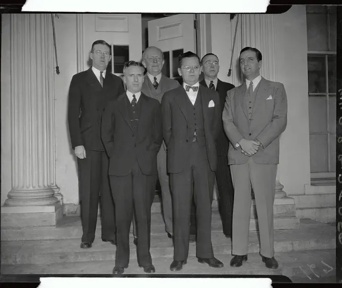 Framed Print : Group Portrait of Newspaper Executives Framed Print : Group Portrait of Newspaper Executives