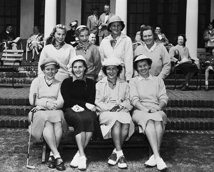 Framed Print : Group Portrait of Women Golfers at Sandhill Open Framed Print : Group Portrait of Women Golfers at Sandhill Open