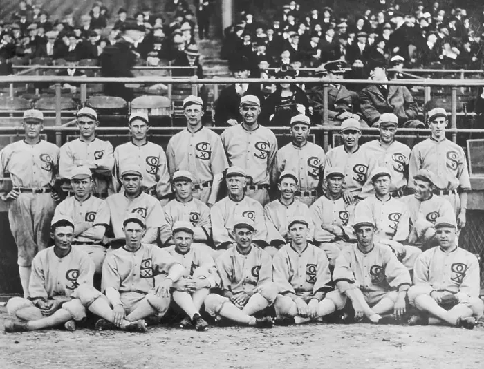 Framed Print : Group Shot of 1919 White Sox
