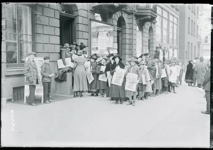 Framed Print : Group of Suffragettes