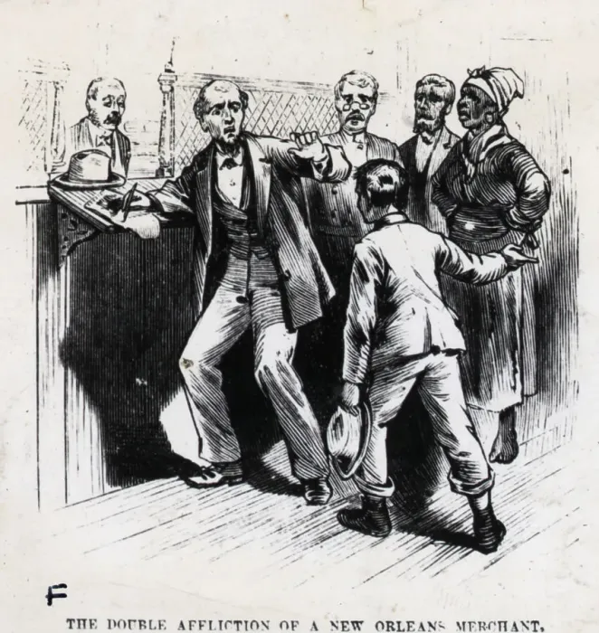 Framed Print : Group Surrounding Merchant Framed Print : Group Surrounding Merchant
