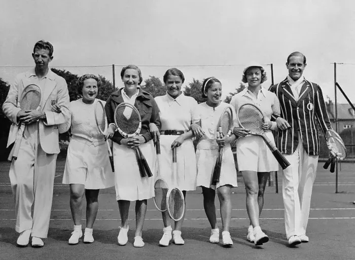 Framed Print : Group of Tennis Champions Framed Print : Group of Tennis Champions