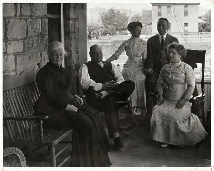 Framed Print : A Group of Thompson's Residence Framed Print : A Group of Thompson's Residence