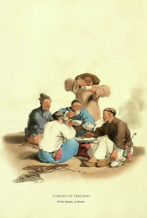 Framed Print : A Group of Trackers