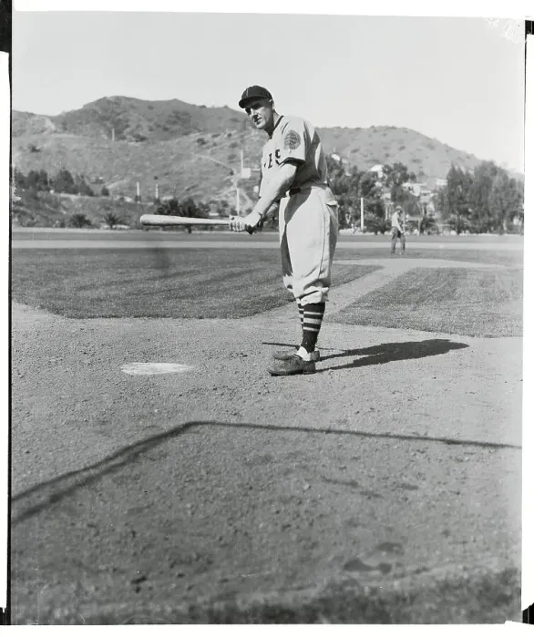 Framed Print : Grover C. Alexander Holding Bat Framed Print : Grover C. Alexander Holding Bat