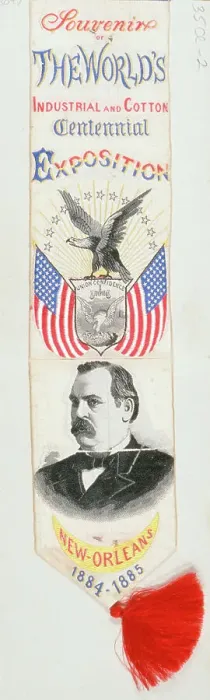 Framed Print : Grover Cleveland on Souvenir Framed Print : Grover Cleveland on Souvenir