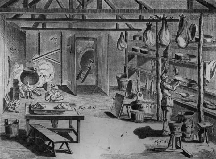 Framed Print : Gruyere Making Framed Print : Gruyere Making