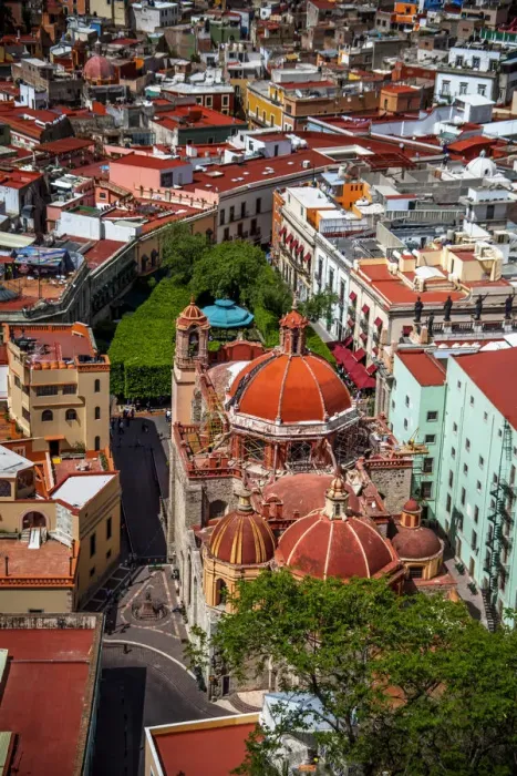 Framed Print : Guanajuato City and Church Framed Print : Guanajuato City and Church