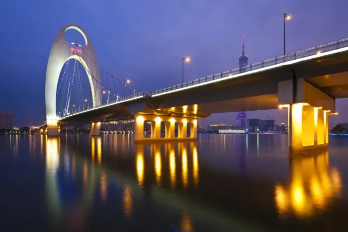 Framed Print : Guangzhou Bridge Framed Print : Guangzhou Bridge