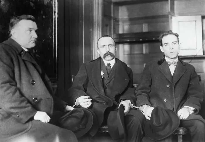 Framed Print : Guard with Bartolomeo Vanzetti and Nicola Sacco Framed Print : Guard with Bartolomeo Vanzetti and Nicola Sacco