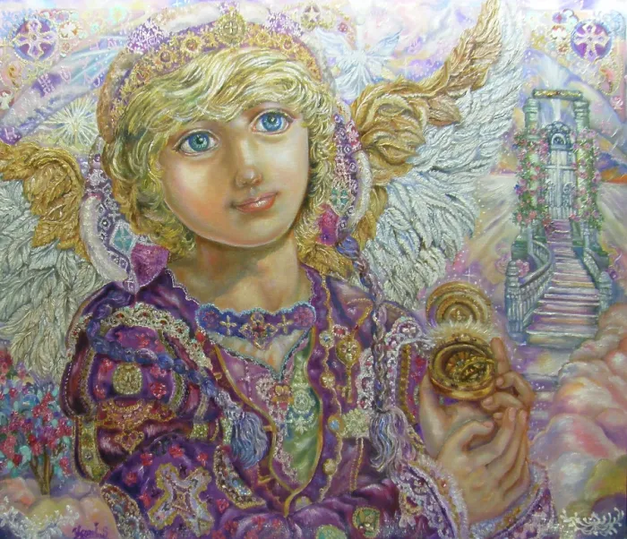 Framed Print : Guardian angel. Artist: Sugai, Yumi Framed Print : Guardian angel. Artist: Sugai, Yumi