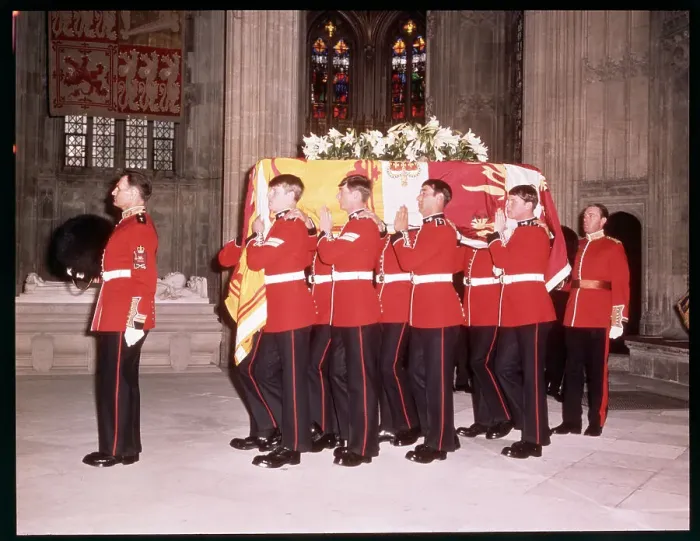 Framed Print : Guards Carry Casket of Edward VIII Framed Print : Guards Carry Casket of Edward VIII