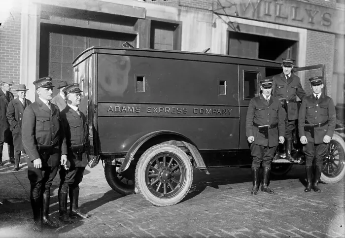 Framed Print : Guards Posing with New Armored Car Framed Print : Guards Posing with New Armored Car