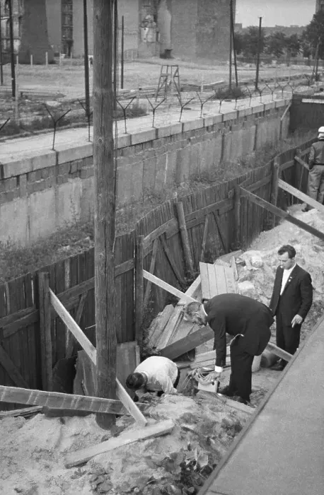 Framed Print : Guards Searching Tunnel with Searchlight Framed Print : Guards Searching Tunnel with Searchlight