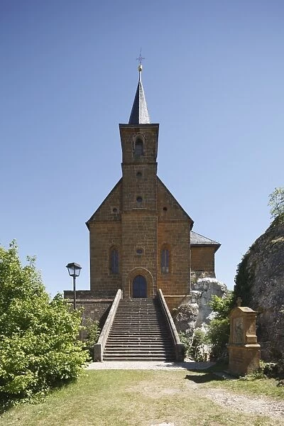 Guegel pilgrimage church, Schesslitz, Little Switzerland, Upper Franconia, Franconia, Bavaria, Germany, Europe, PublicGround