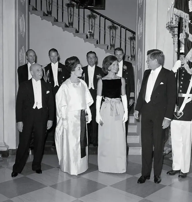 Framed Print : Guests Attending President Kennedy's State Dinner Framed Print : Guests Attending President Kennedy's State Dinner