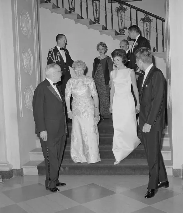 Framed Print : Guests Attending a White House Dinner Framed Print : Guests Attending a White House Dinner