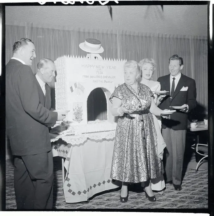 Framed Print : Guests Standing by Cake Framed Print : Guests Standing by Cake