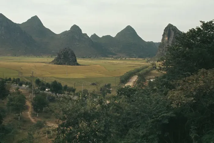 Framed Print : Guilin Countryside