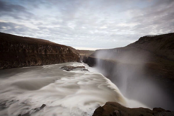 Gullfoss waterfall, Golden Circle, southern Iceland, Iceland, Europe