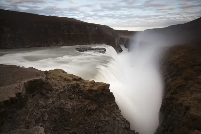 Framed Print : Gullfoss waterfall, Golden Circle, South Iceland, Iceland, Europe