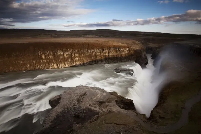 Framed Print : Gullfoss waterfall, Golden Circle, South Iceland, Iceland, Europe