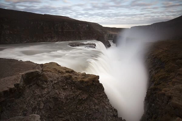 Gullfoss waterfall, Golden Circle, South Iceland, Iceland, Europe