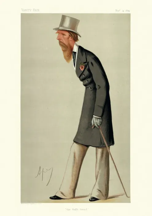 Framed Print : the Gulls friend, Christopher Sykes, Vanity fair caricature Framed Print : the Gulls friend, Christopher Sykes, Vanity fair caricature