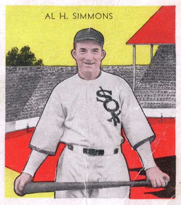 Framed Print : Gum Card Of Al Simmons Framed Print : Gum Card Of Al Simmons