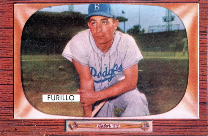 Framed Print : Gum Card Of Carl Furillo Framed Print : Gum Card Of Carl Furillo