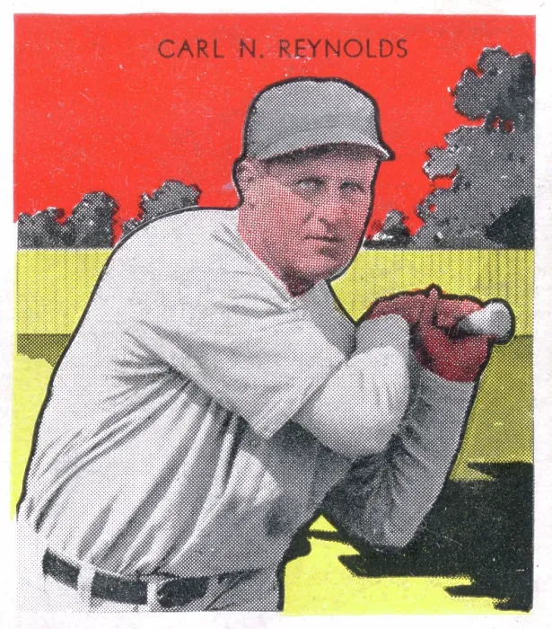 Framed Print : Gum Card Of Carl Reynolds Framed Print : Gum Card Of Carl Reynolds
