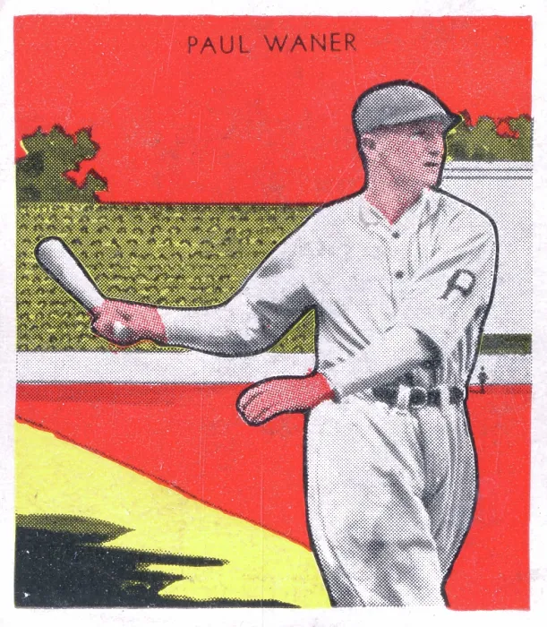 Framed Print : Gum Card Of Paul Waner Framed Print : Gum Card Of Paul Waner