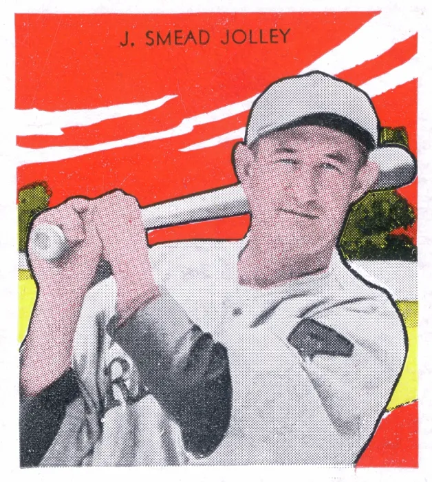 Framed Print : Gum Card Of Smead Jolley